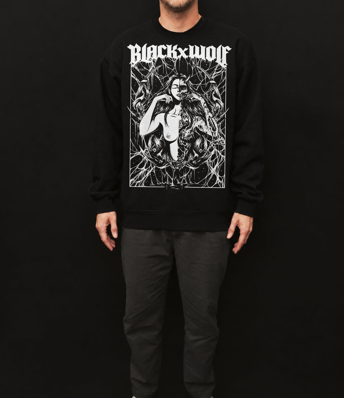 "Split" Heavy Crewneck