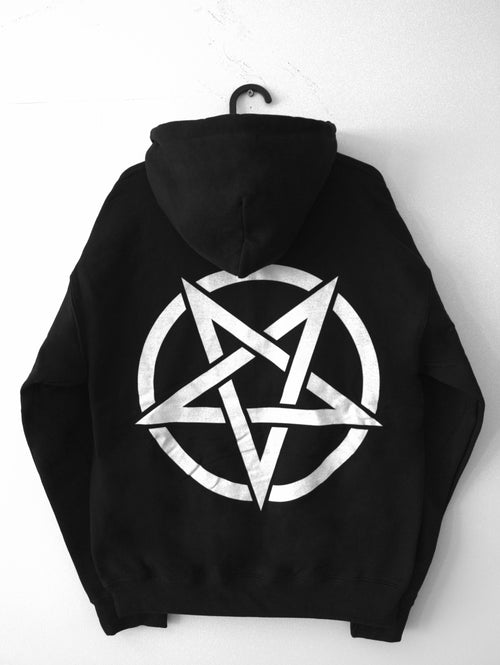 BRIGHT STAR DARK ART HEAVY METAL GOTHIC APPAREL FASHION Unisex Hoodies with large dark art back print and chest embroidery Dark art, heavy metal, gothic, apparel, clothing, fashion