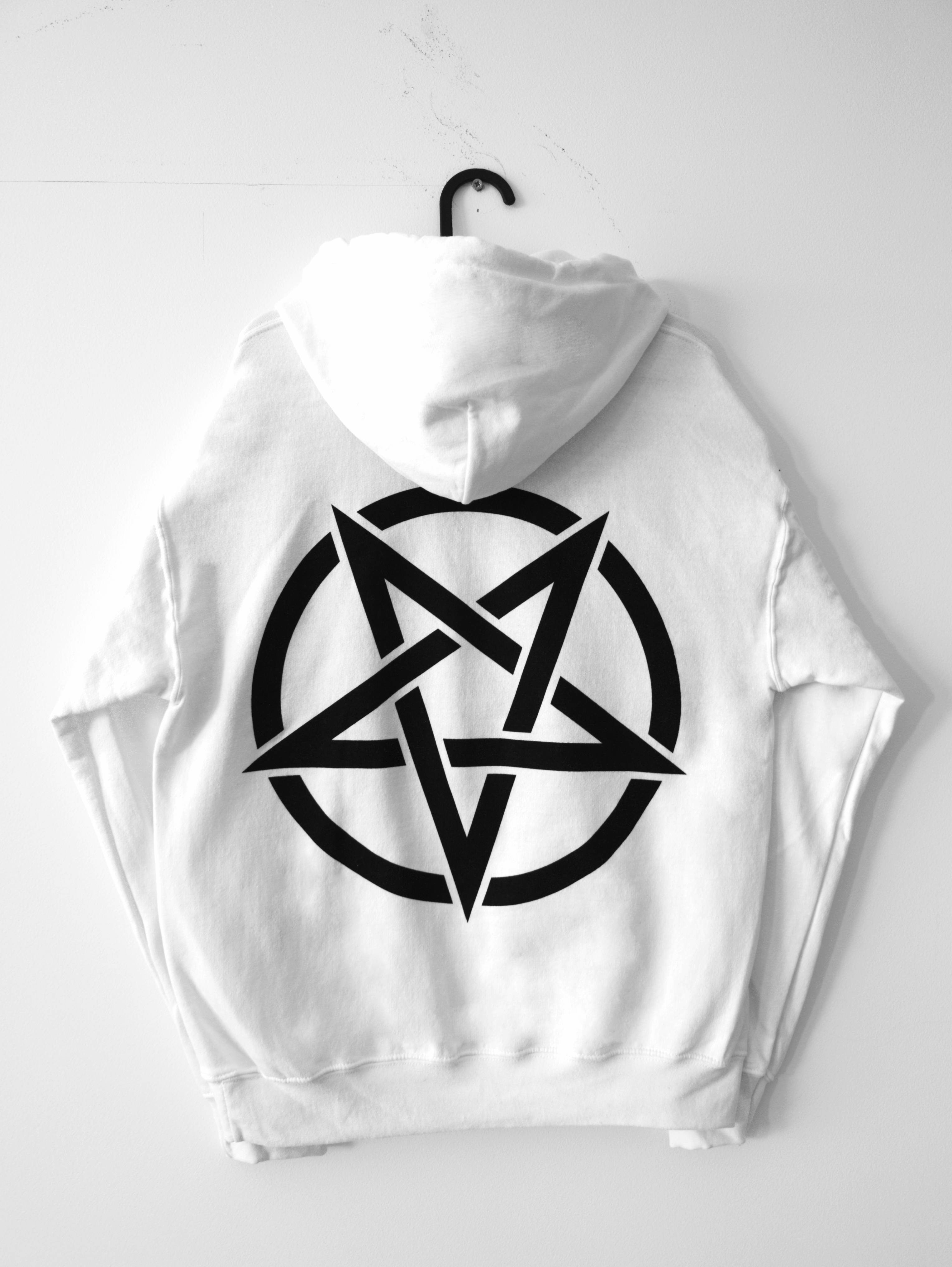 BRIGHT STAR DARK ART HEAVY METAL GOTHIC APPAREL FASHION Unisex Hoodies with large dark art back print and chest embroidery Dark art, heavy metal, gothic, apparel, clothing, fashion