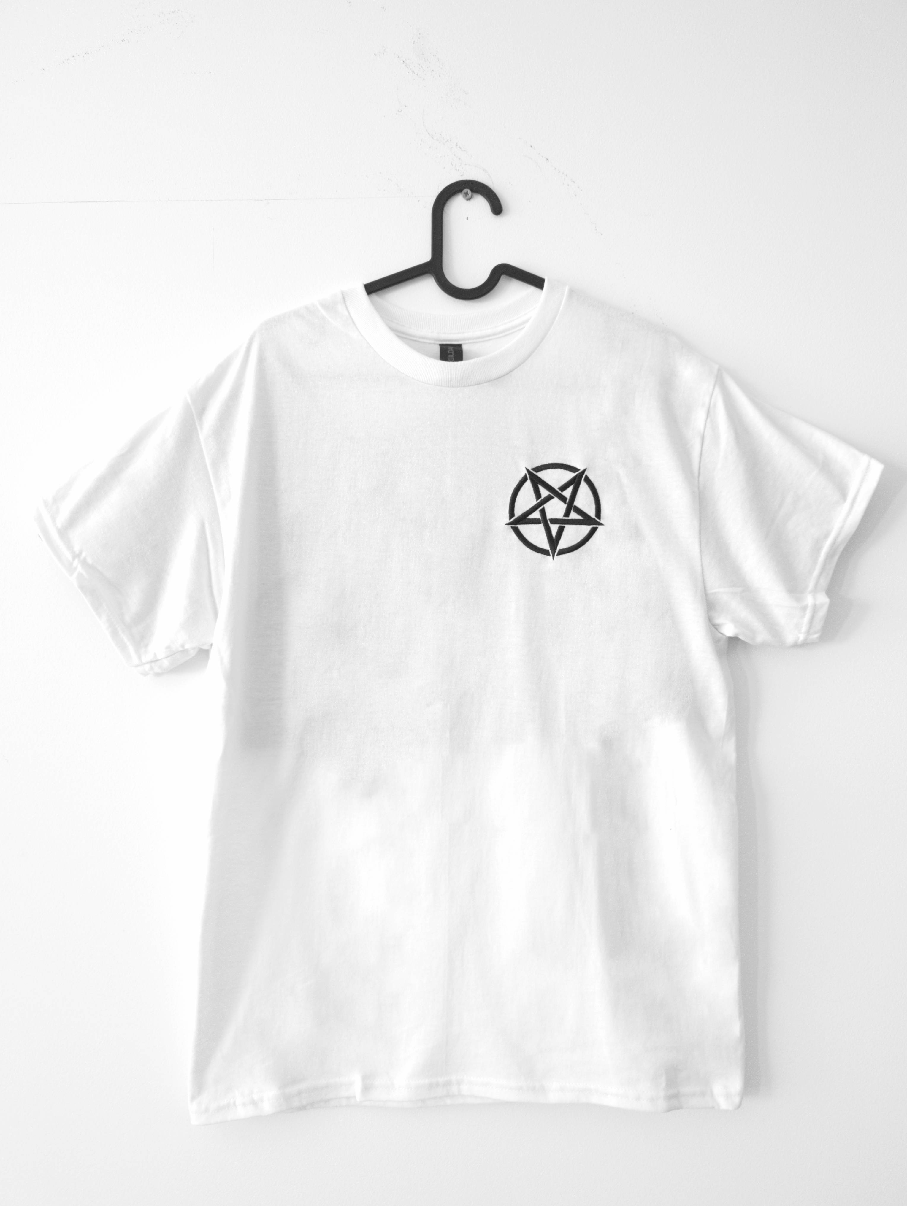 BRIGHT STAR DARK ART HEAVY METAL GOTHIC APPAREL FASHION Unisex T-Shirts with large dark art back print and chest embroidery Dark art, heavy metal, gothic, apparel, clothing, fashion