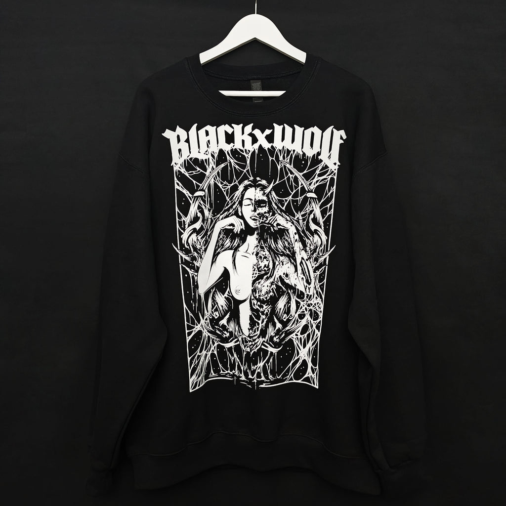 "Split" Heavy Crewneck Pullover