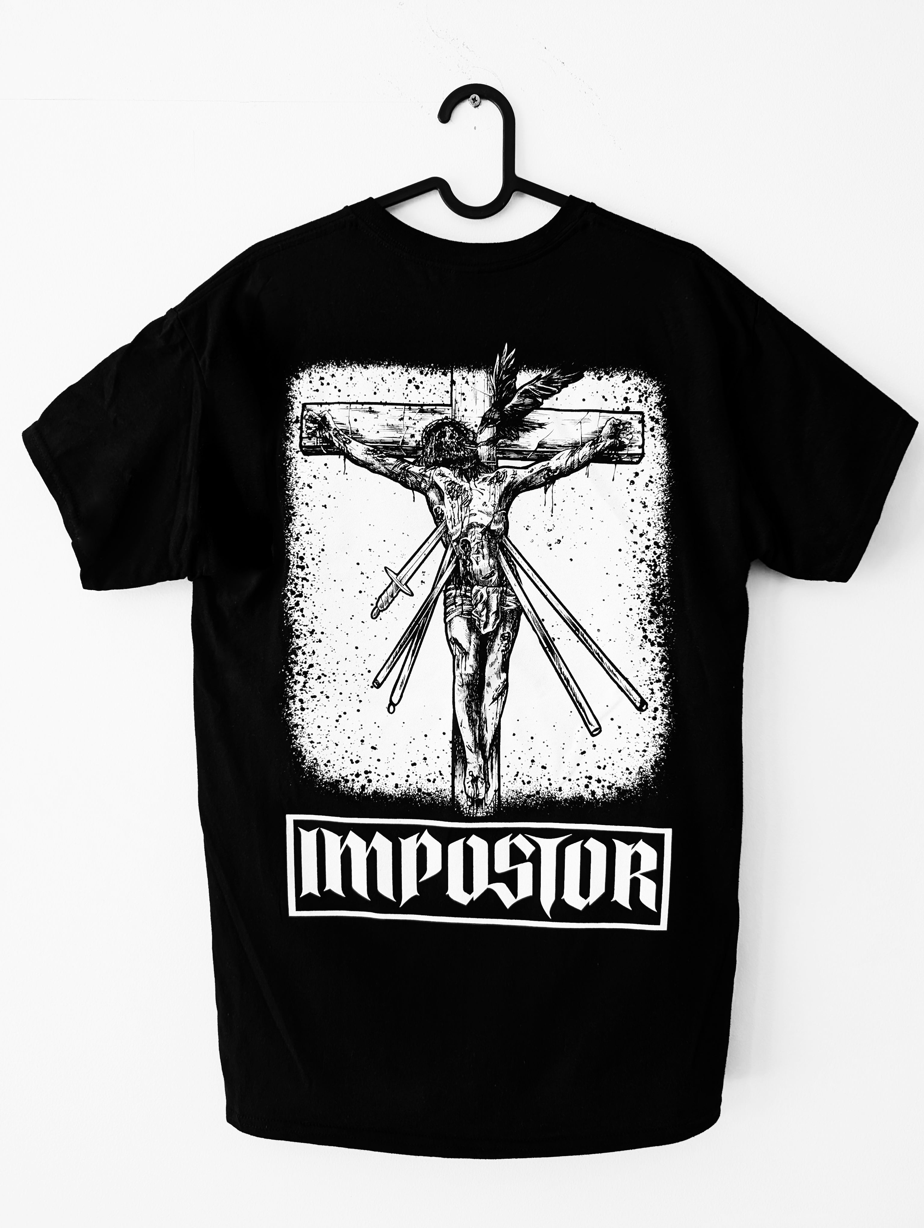 IMPOSTOR DARK ART HEAVY METAL GOTHIC APPAREL FASHION Unisex T-Shirts with large dark art back print and chest embroidery Dark art, heavy metal, gothic, apparel, clothing, fashion