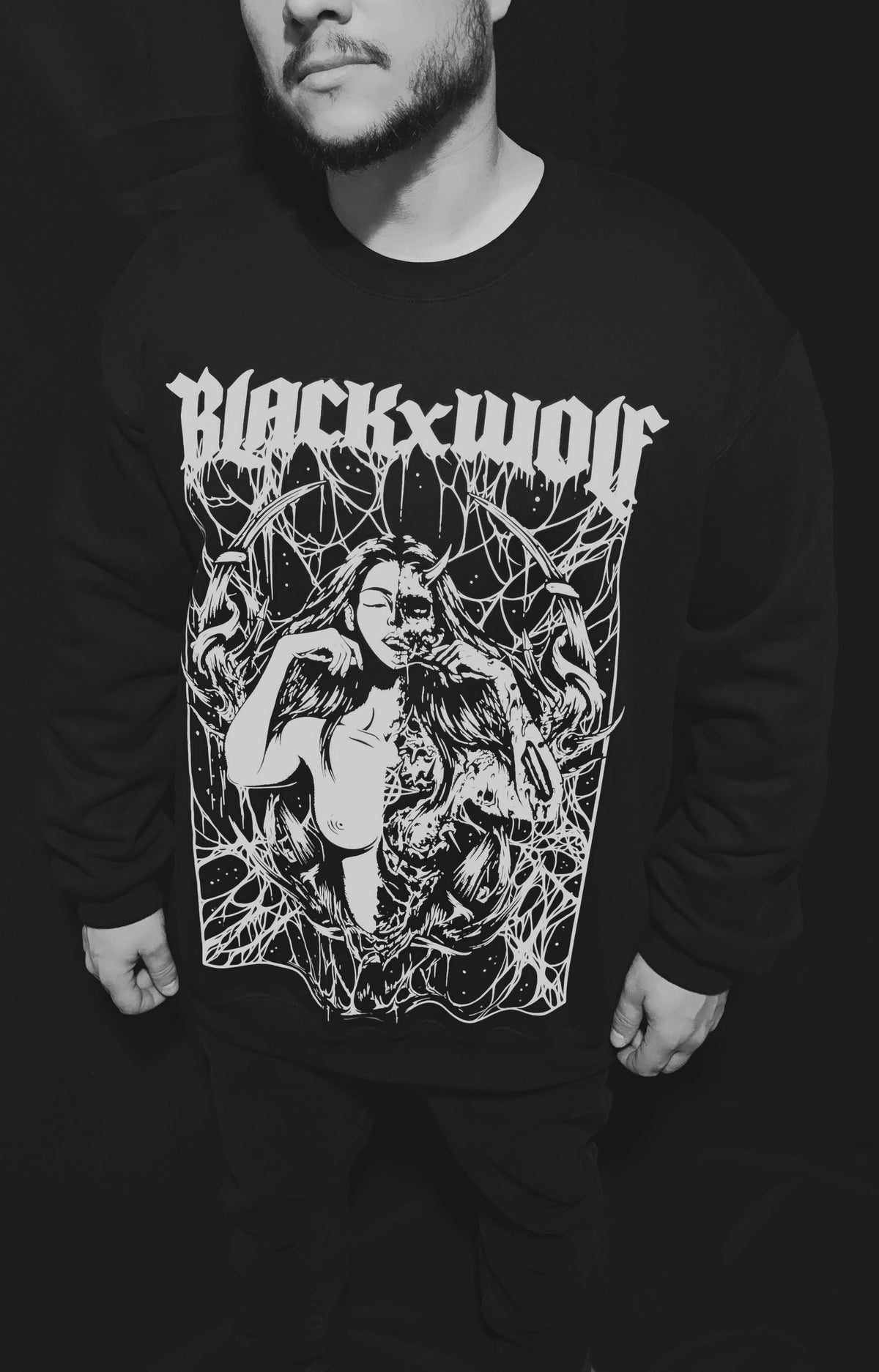 "Split" Heavy Crewneck