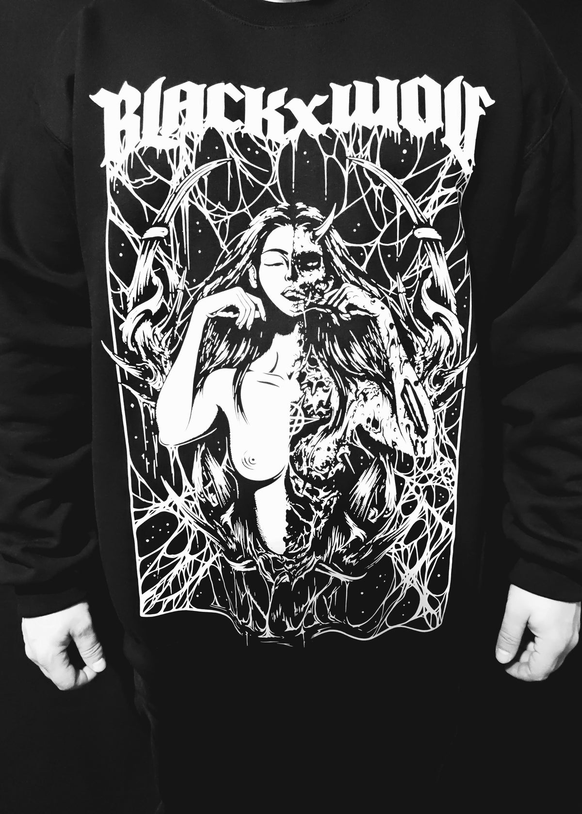 "Split" Heavy Crewneck