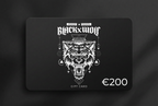 BLACKxWOLF €200 gift card