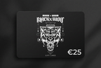 BLACKxWOLF €25 gift card
